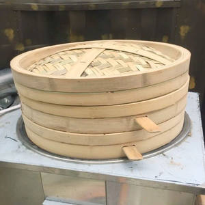 大锅竹蒸笼家用家庭装加深农村特大号商用早餐店馒头包子竹制笼屉