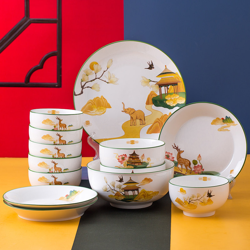 新中式餐具中国风-特价促销-优惠券领取-价格|多少钱|什么牌子好-35优