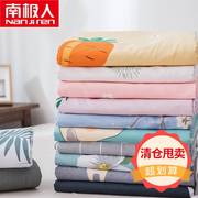 Bed sheet single-piece bed cover non-slip fixed washed cotton bed sheet 1.8m Simmons quilted mattress dustproof protective cover