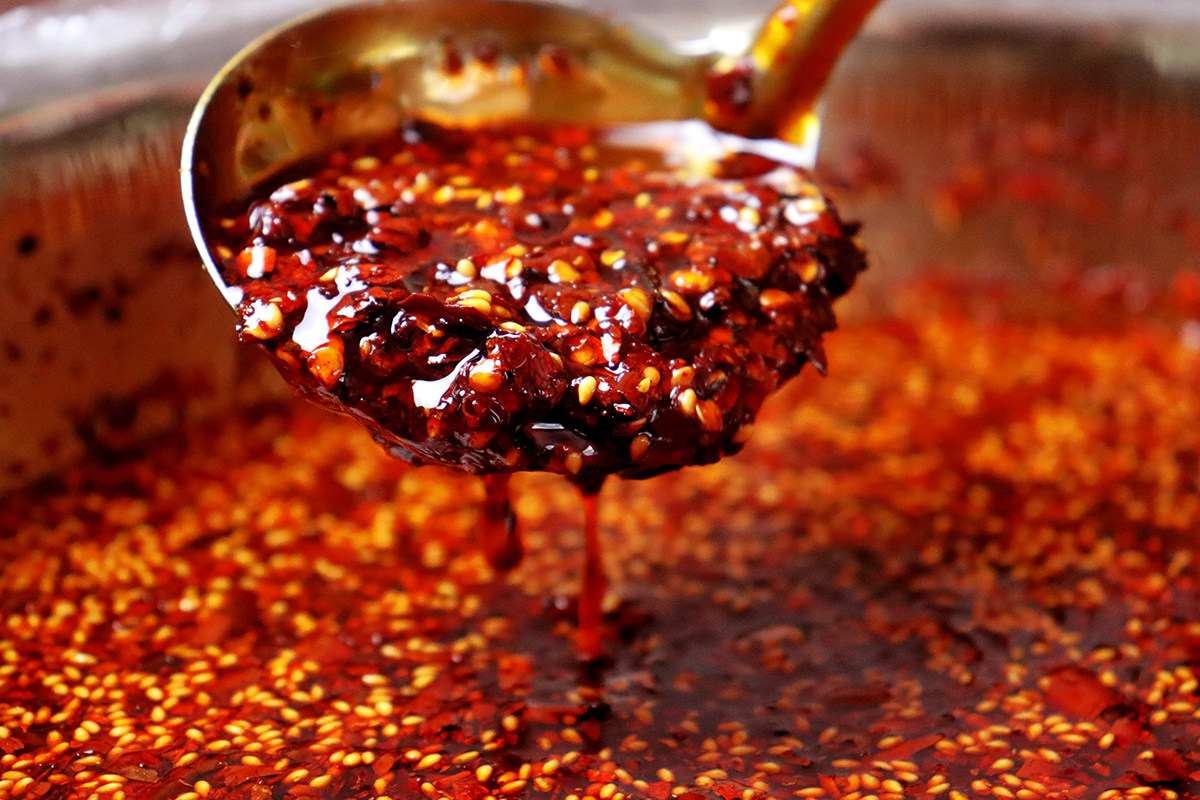 重庆小面重庆特产油辣子纯手工辣椒油疯狂掌门人纯油辣子