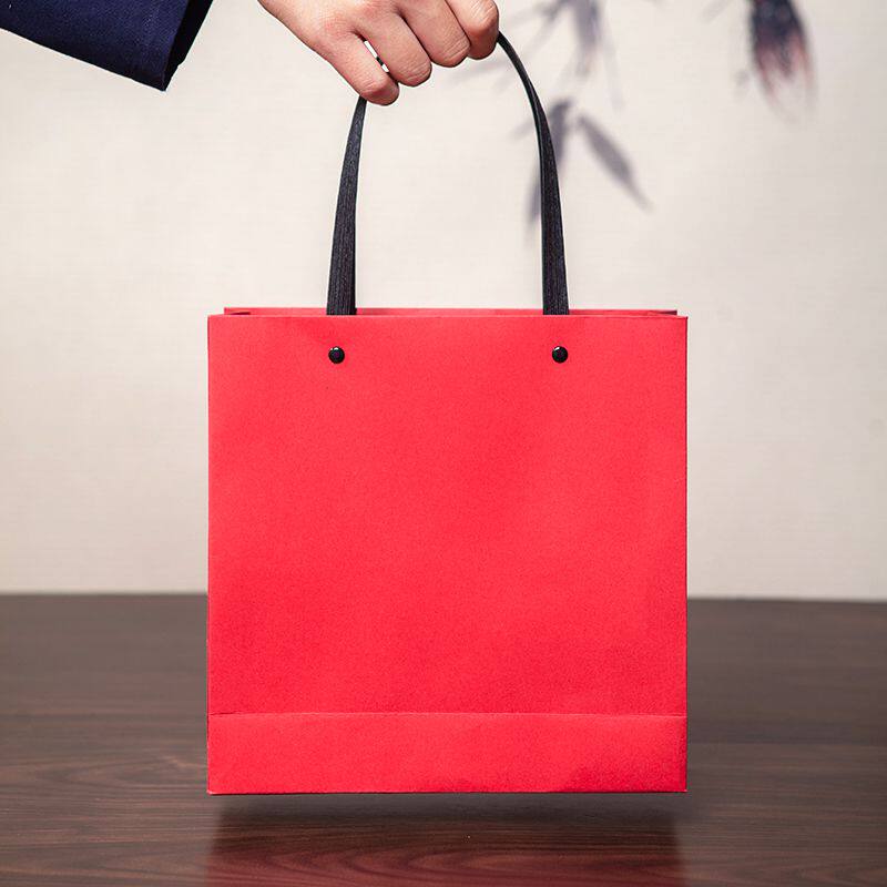 手拎纸袋礼品袋高档大额优惠券