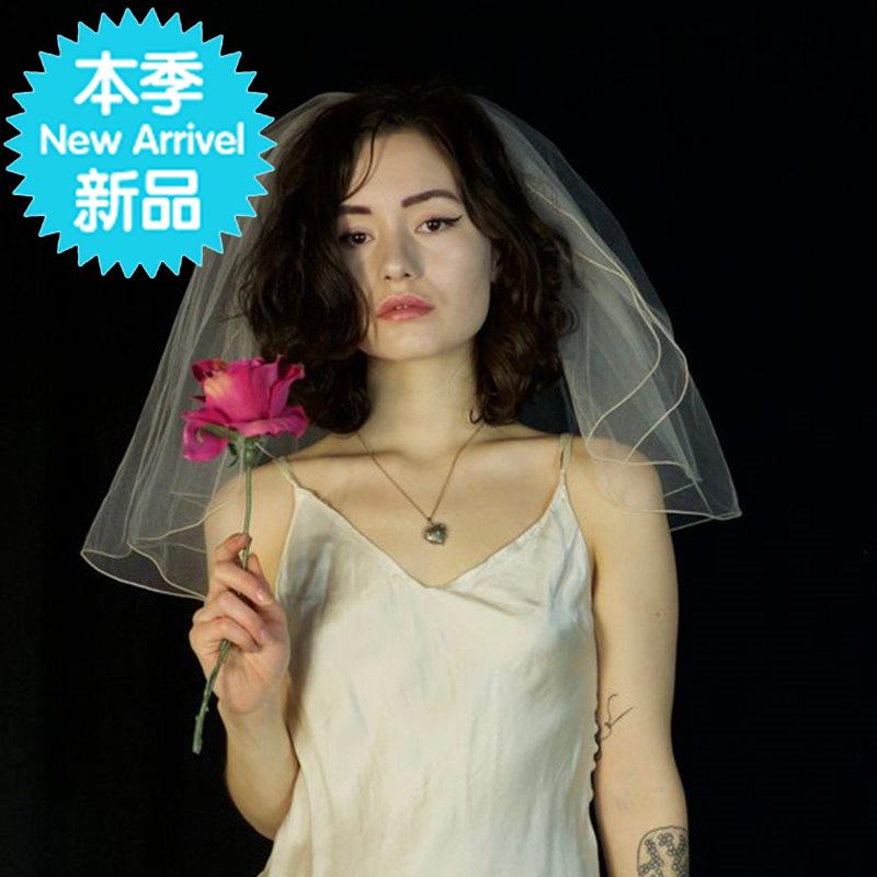 面纱婚纱新娘双层素纱遮面短p款简约婚纱旅拍婚礼头纱蓬蓬韩式头在类目 服饰配件/皮带/帽子/围巾, 婚纱礼服配件, 头纱中 - 来自Buy2taobao.com提供专业的淘宝代购服务