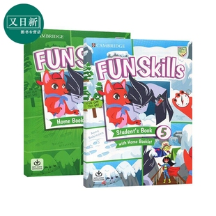 Fun Skills 剑桥少儿英语 funskills 5级 剑桥yle考试五级备考教材 课本+练习册 剑桥国际少儿英语考试教材备考书 又日新