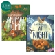 Lets Explore 立体发现纸板书2册 午夜At Night 动物之家Animal Home 英文原版进口图书 儿童绘本 故事图画书 又日新