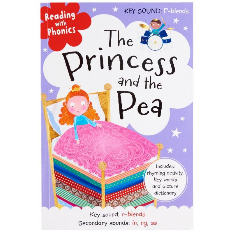 童话学自然拼读 公主与豌豆Reading with Phonics The Princess and the Pea经典童话故事 亲子英语学习 自然拼读 又日新