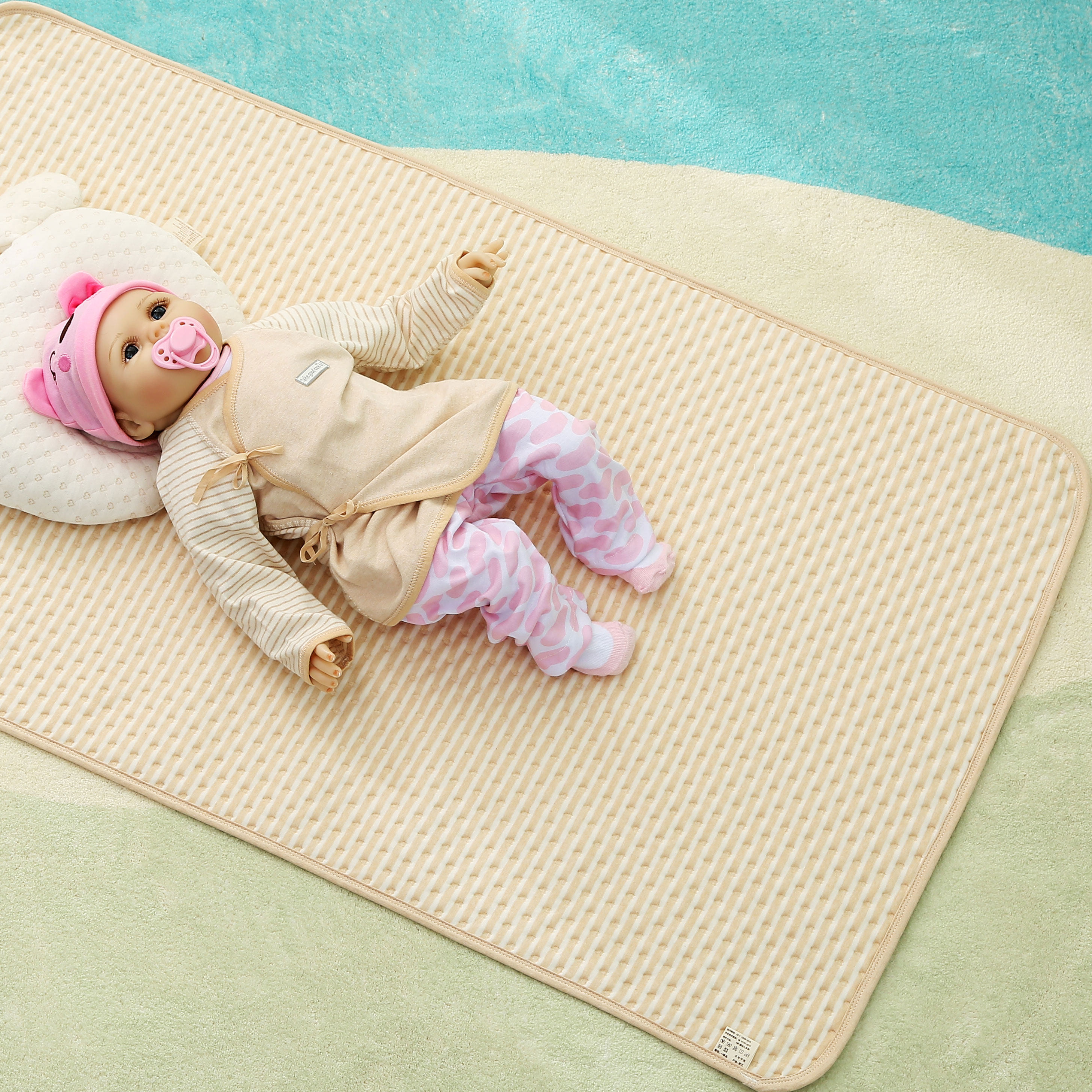 宝宝隔尿垫防水透气可洗纯棉冬_隔尿垫婴儿防水可洗透气大号儿童床单