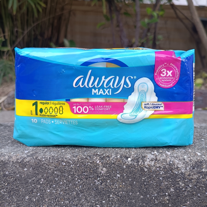 美国ALways 欧维丝加厚护翼卫生巾（适用普通流量）Maxi 10 Pads