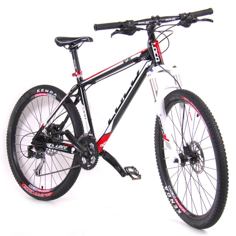 loco/洛酷 超轻铝合金 27速26寸油压碟刹竞赛级山地自行车