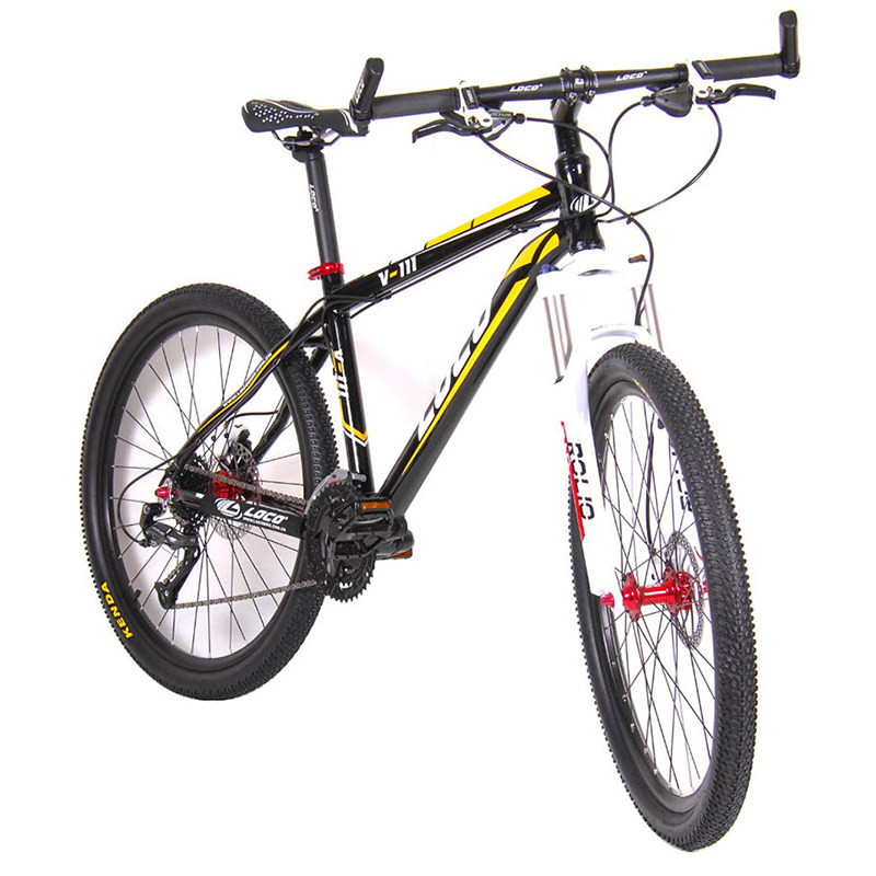 loco/洛酷 超轻铝合金 27速26寸油压碟刹山地自行车