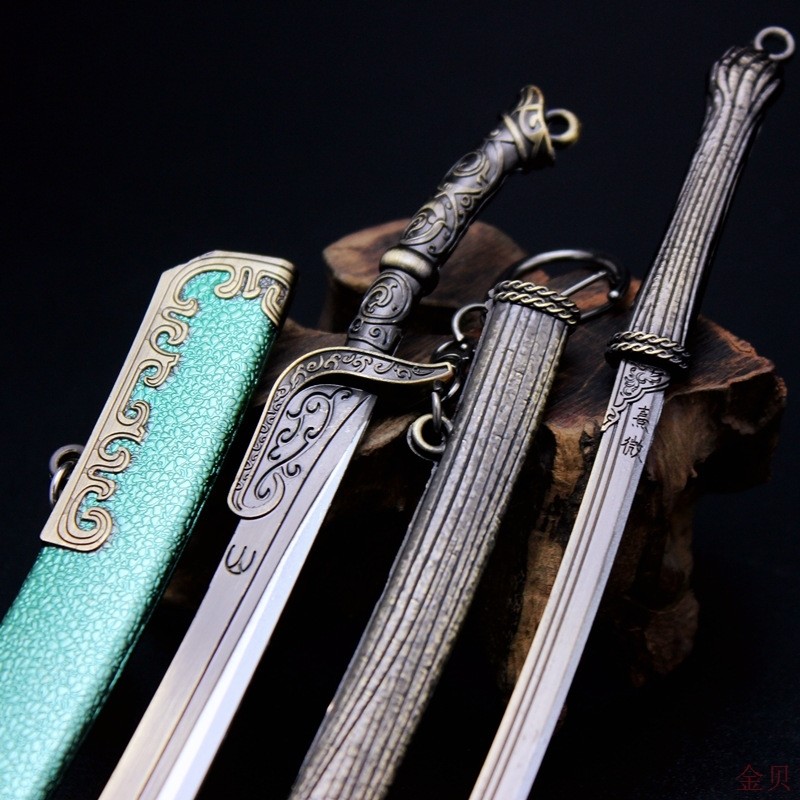 有翡 周翡破雪刀熹微刀合金模型摆件钥匙扣22cm礼盒装