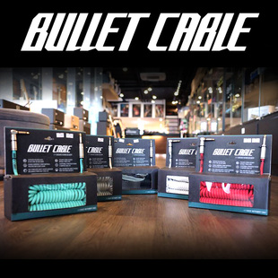 东乐美国Bullet Cable吉他连接线 拉伸弹簧电贝司乐器屏蔽降噪3米