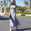 2019 Summer wear new pattern Women's wear skirt sexy ins modal Dress longuette 2019 Summer wear new pattern Women's wear skirt sexy ins modal Dress longuette