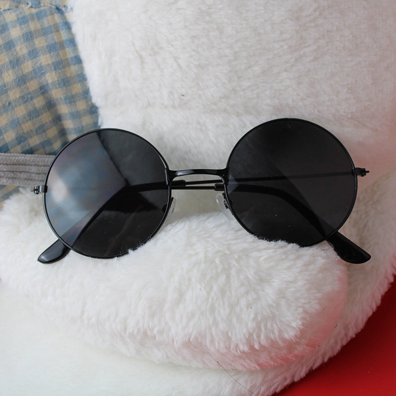 舞蹈婚礼结婚男女小孩民国拍照造型道具儿童眼睛表演墨镜盲人圆形