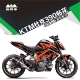 适用KTM duke390杜克贴纸摩托车改装车身版画防水贴花保护膜拉花