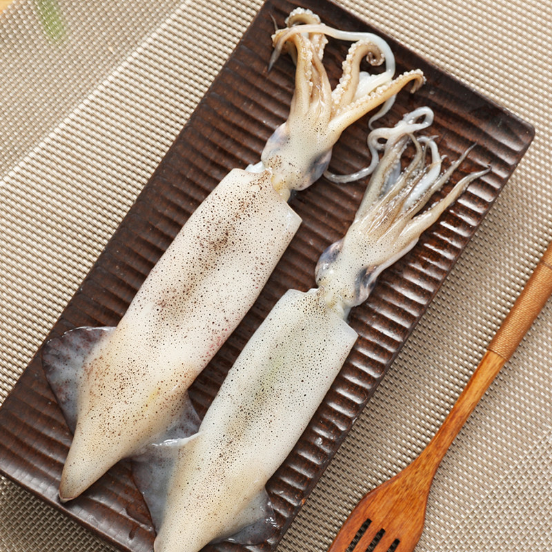 美加佳笔管鱿鱼笔管鱼海兔子乌贼鱿鱼火锅食材 新鲜 200g