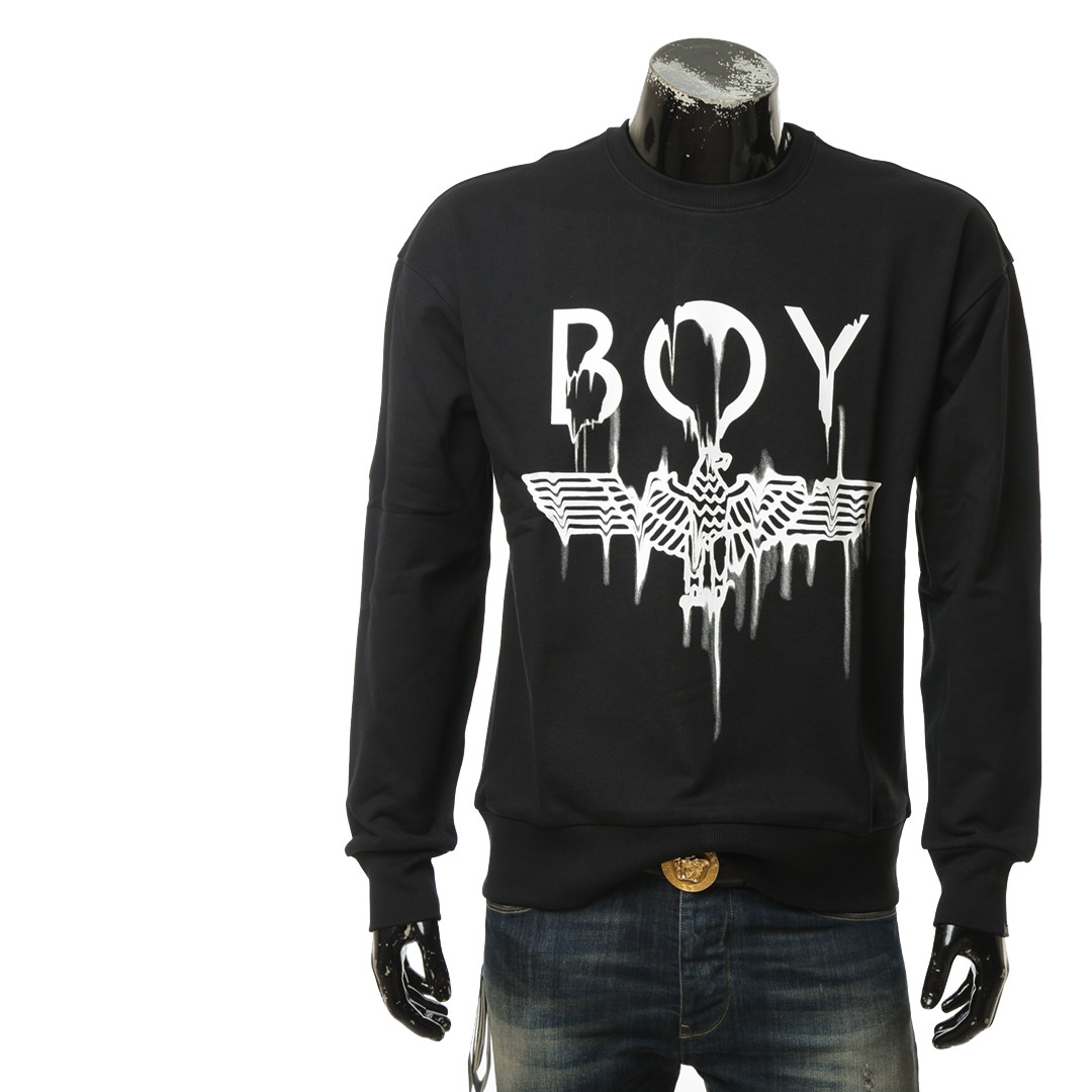 潮牌boylondon男卫衣_boy london潮牌 融化鹰标 男士休闲百搭套头卫衣