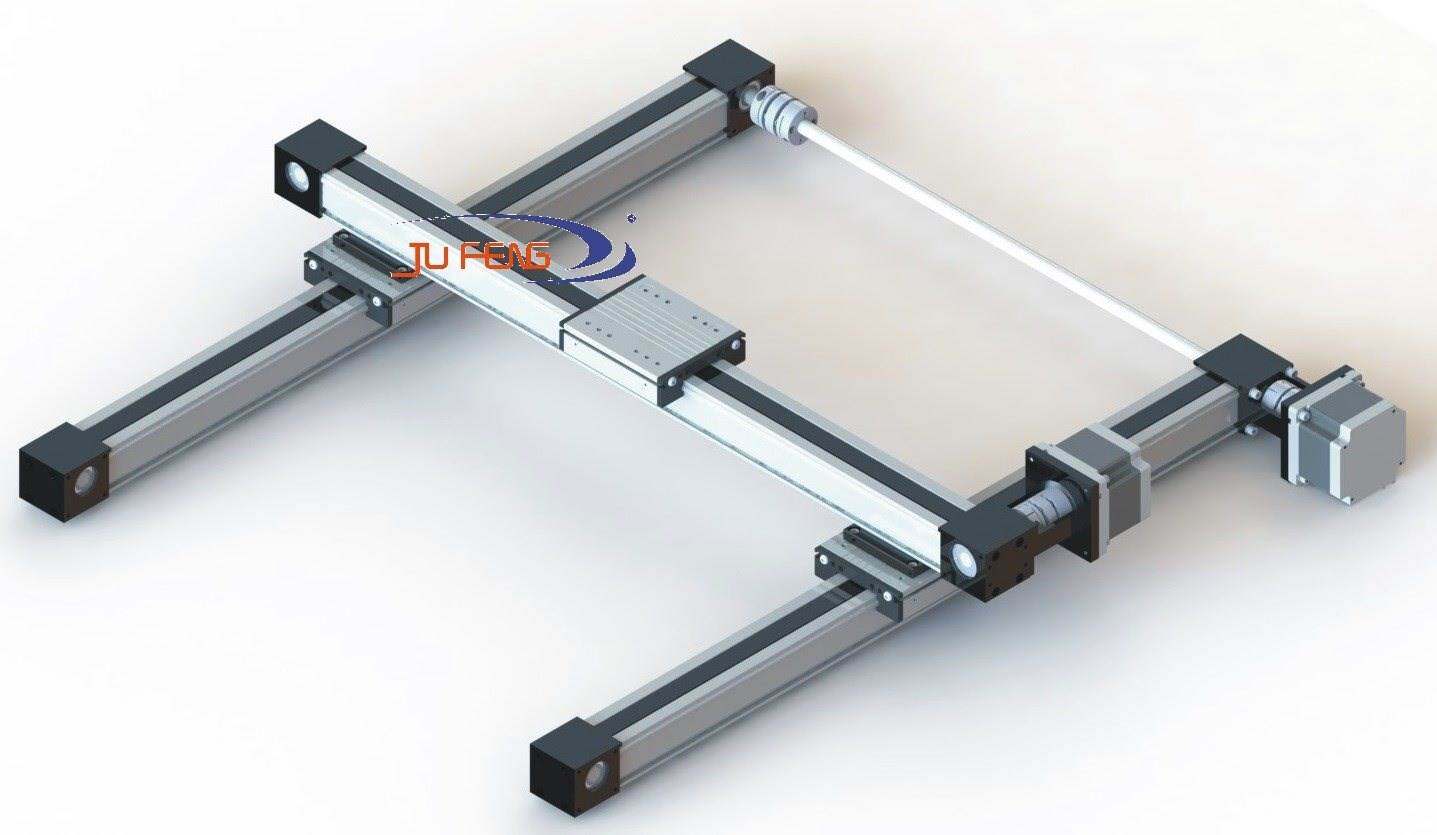 一折十字滑台_直线模组滑台导轨线性模组精密滑台精密十字滑台机械