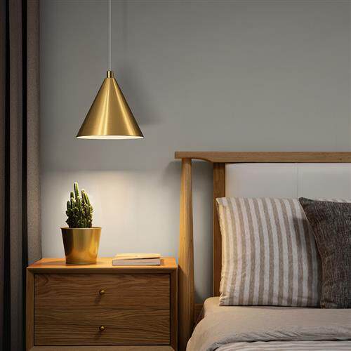 新邓恩(dunn)新款全铜床头吊灯轻奢现代简约卧室床头灯饰长线小吊