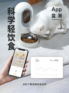 派可为宠物自动喂食器智能猫咪自助投喂器定时定量猫粮狗粮投食机