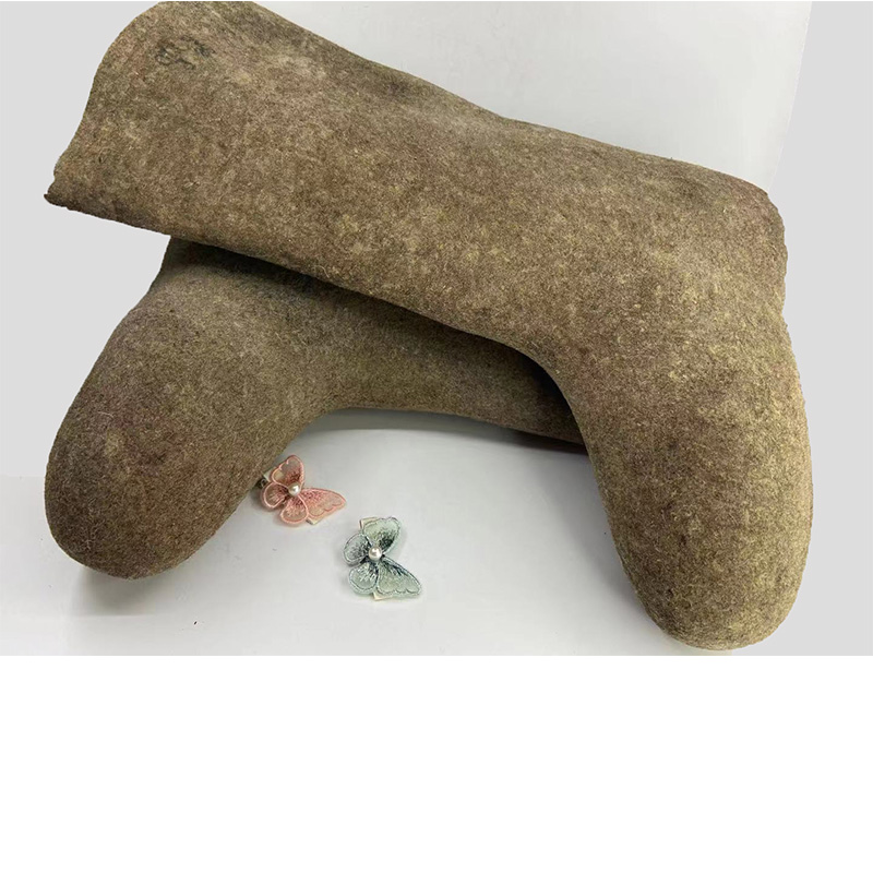 毡疙瘩俄罗斯羊毛毡靴蒙古东北纯羊毛毡嘎达毡靴男女士户外毡窝鞋