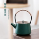 遇素 松石绿茶壶创意陶瓷中式提梁壶家用过滤泡茶器茶道功夫茶具