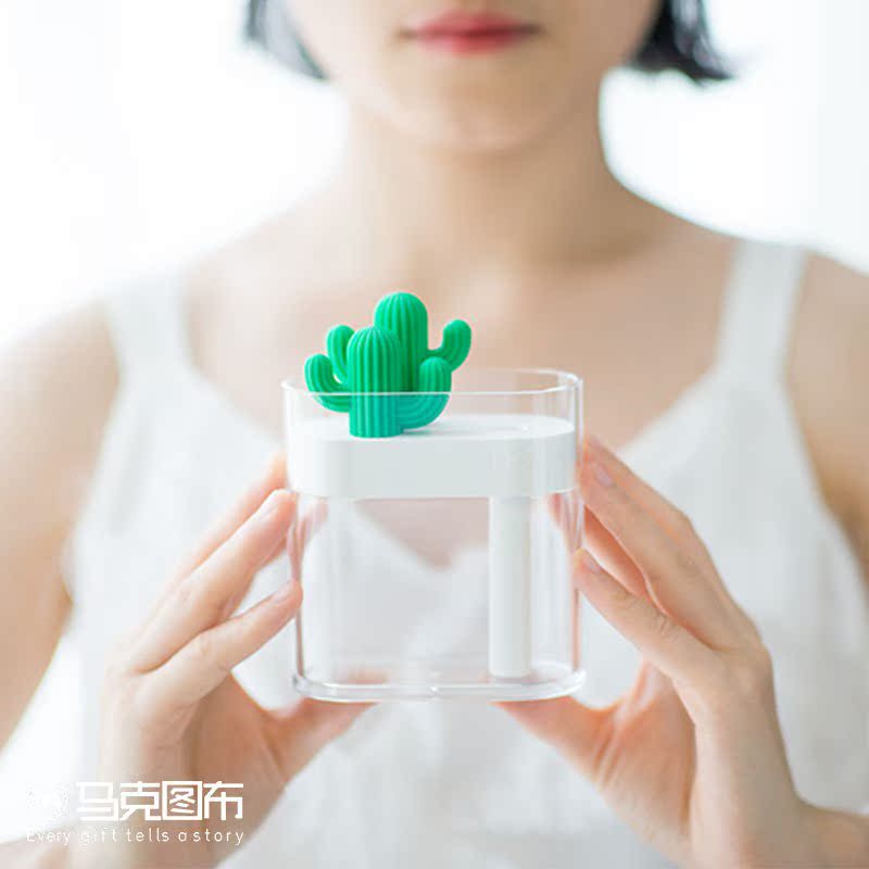 马克图布仙人掌迷你USB加湿器静音办公室家用卧室补水喷雾便携式在类目 生活电器, 加湿器中 - 来自Buy2taobao.com提供专业的淘宝代购服务