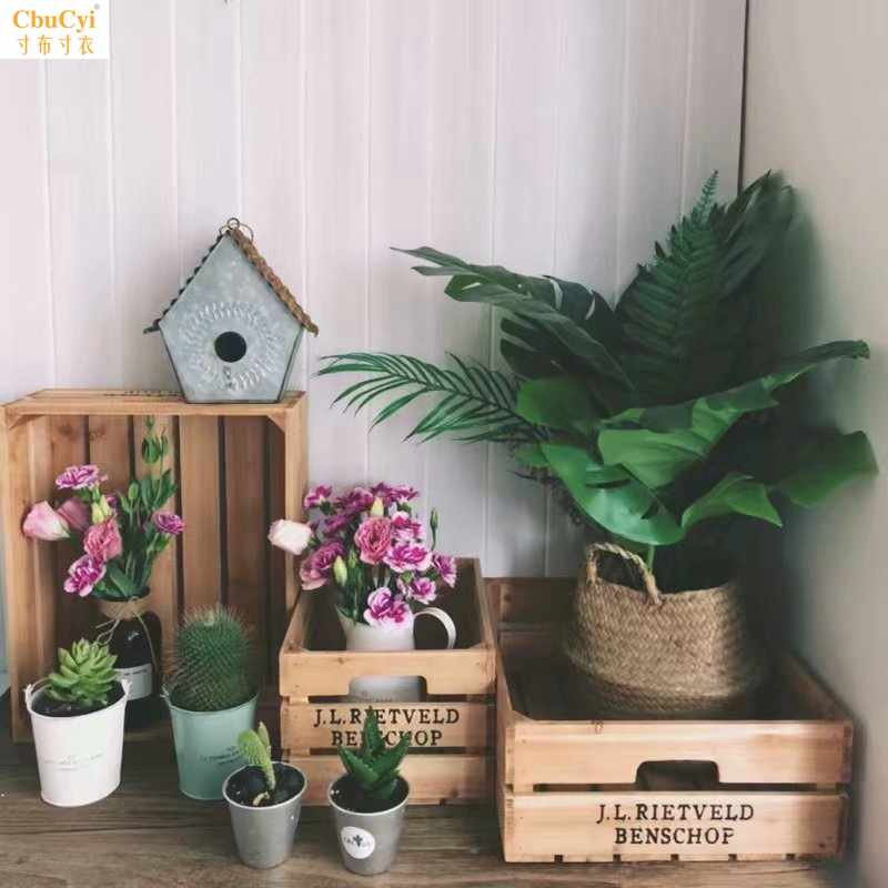雜置社ZAKKA木制复古字母花园园艺收纳箱杂物工具箱|msdalam kategori penyatuan simpanan, Rumah Storage Appliances, kotak simpanan, kotak simpanan - dari Buy2taobao.com untuk memberikan perkhidmatan ejen Taobao profesional membeli