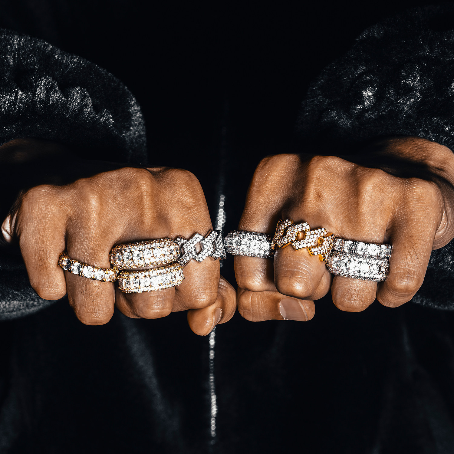 glacierboy rings 漫天星镶钻戒指合集 hiphop欧美嘻哈