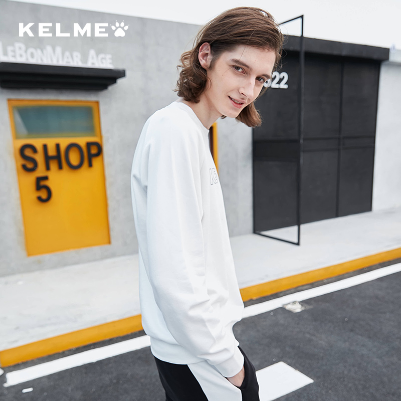 KELME卡尔美秋季新款男装运动卫衣休闲套头衫长袖T恤舒适圆领上衣|ruв категории спортивный костюм/досуг одежды, спортивный свитер/свитер - от Buy2taobao.com для оказания профессиональной услуги покупки агента Taobao