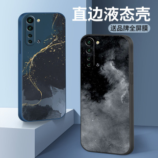 opporeno3手机壳reno3元气版新款pro保护套男款防摔外壳网红液态硅胶全包手机套简约个性软壳高级感超薄男