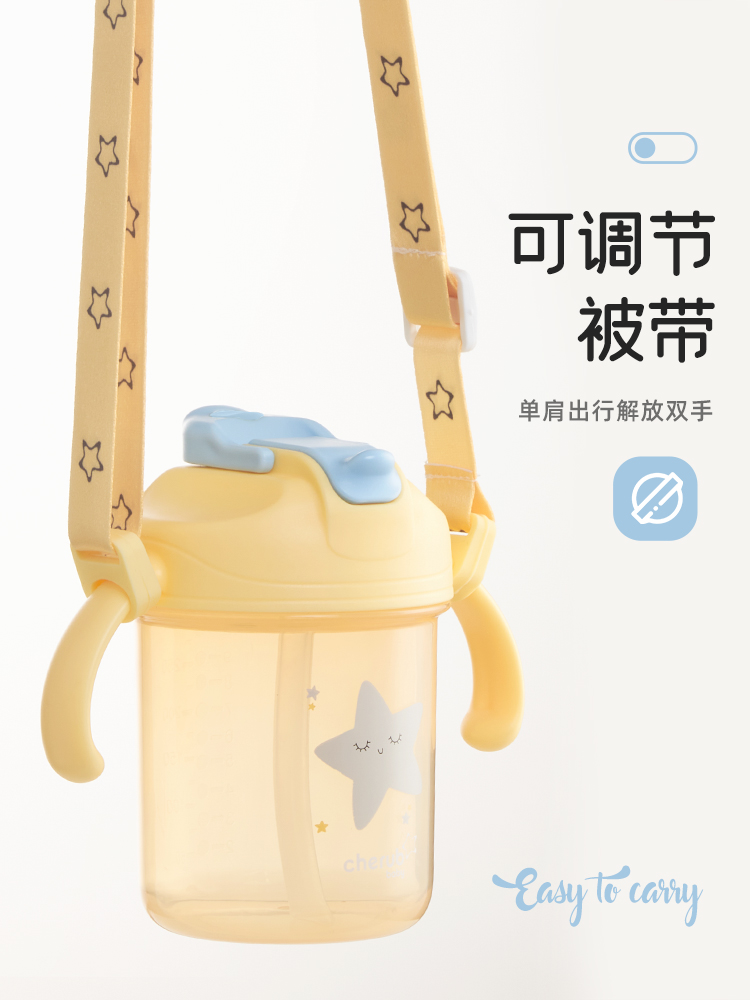 澳洲cherubbaby星星宝宝水杯儿童直饮杯吸管杯3岁幼儿园牛奶杯