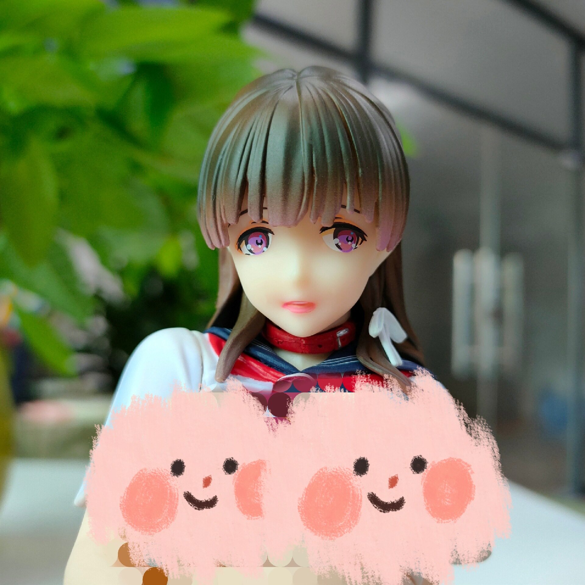 夏树美步手办魔弹妄想秘事少女脱衣服水手服有洞手办机箱摆件模型