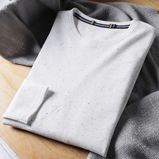 圆领套头潮流线衣打底衫 透气 uz出品 秋季 男士 亲肤 柔软 针织衫