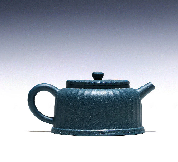 270cc7紫砂壶宜兴吴仁林手工茶壶家用原矿墨绿泥筋茶壶
