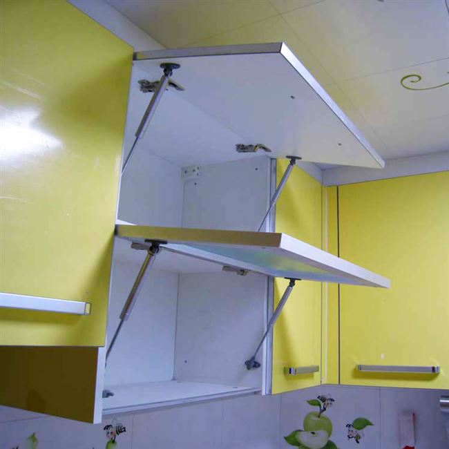 气压上下液压杆奥非加气撑橱柜门翻门气撑杆气弹簧支撑杆杆五金