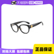 【自营】GUCCI眼镜框古驰新款黑框圆形光学镜架男女板材 GG1411OK