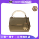 【自营】中古99新MICHAEL KORS/迈克高仕军绿色皮质女士两用包