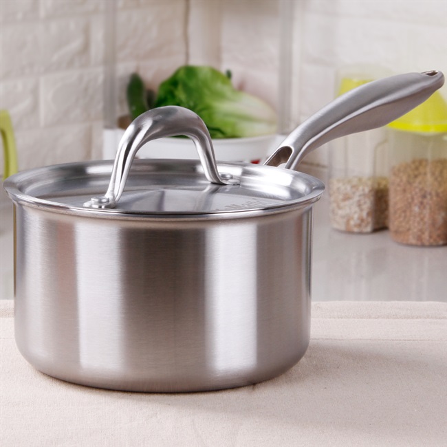 小奶锅不锈钢304加厚18cm德国图片