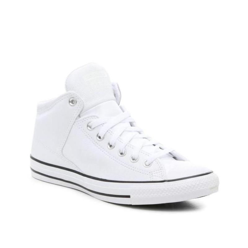 converse匡威男帆布鞋板鞋白色高帮系带全明星运动美国直邮d0385