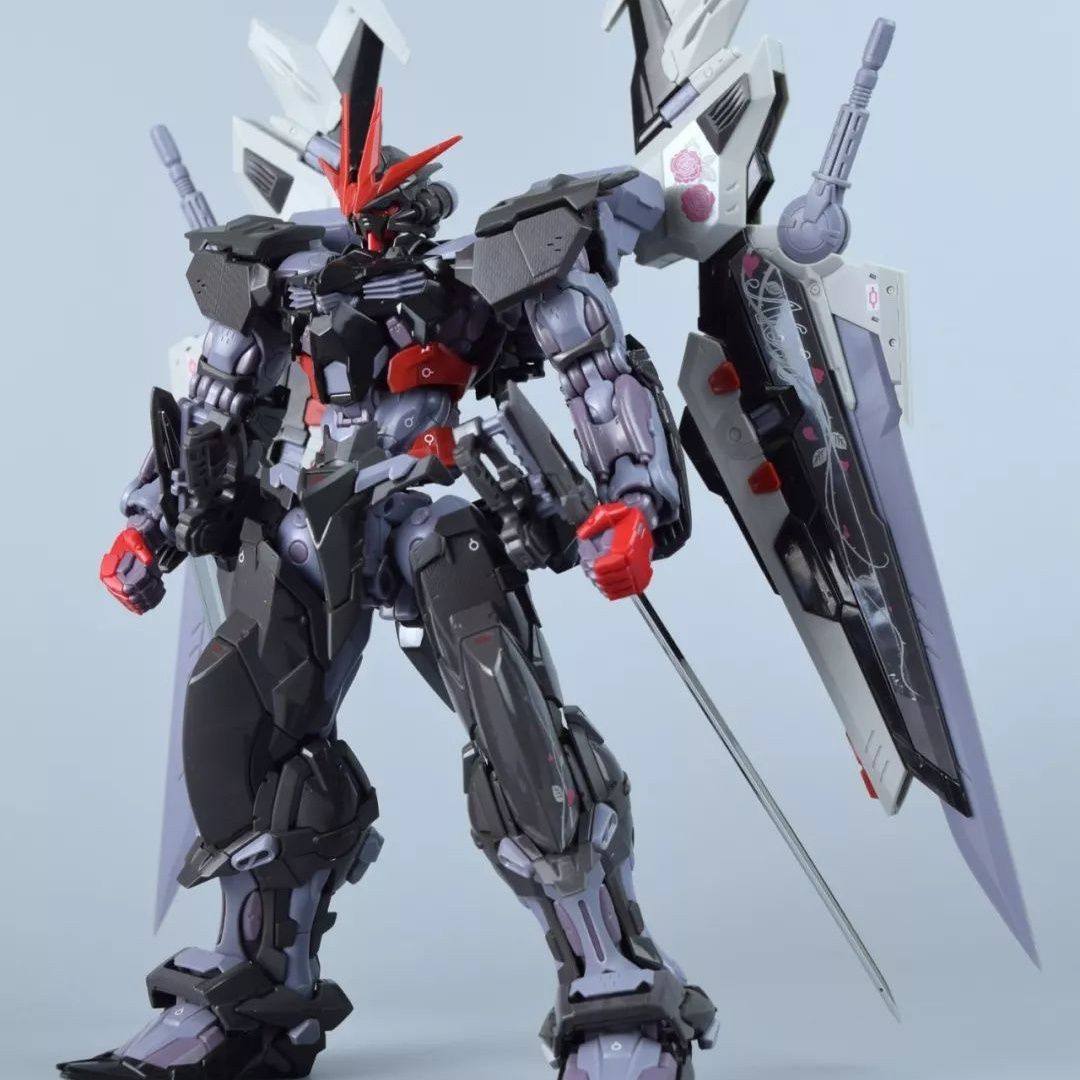 现货模匠魂mjh漆黑异端mr黑异端战士mg1:100拼装模型玩具附送支架