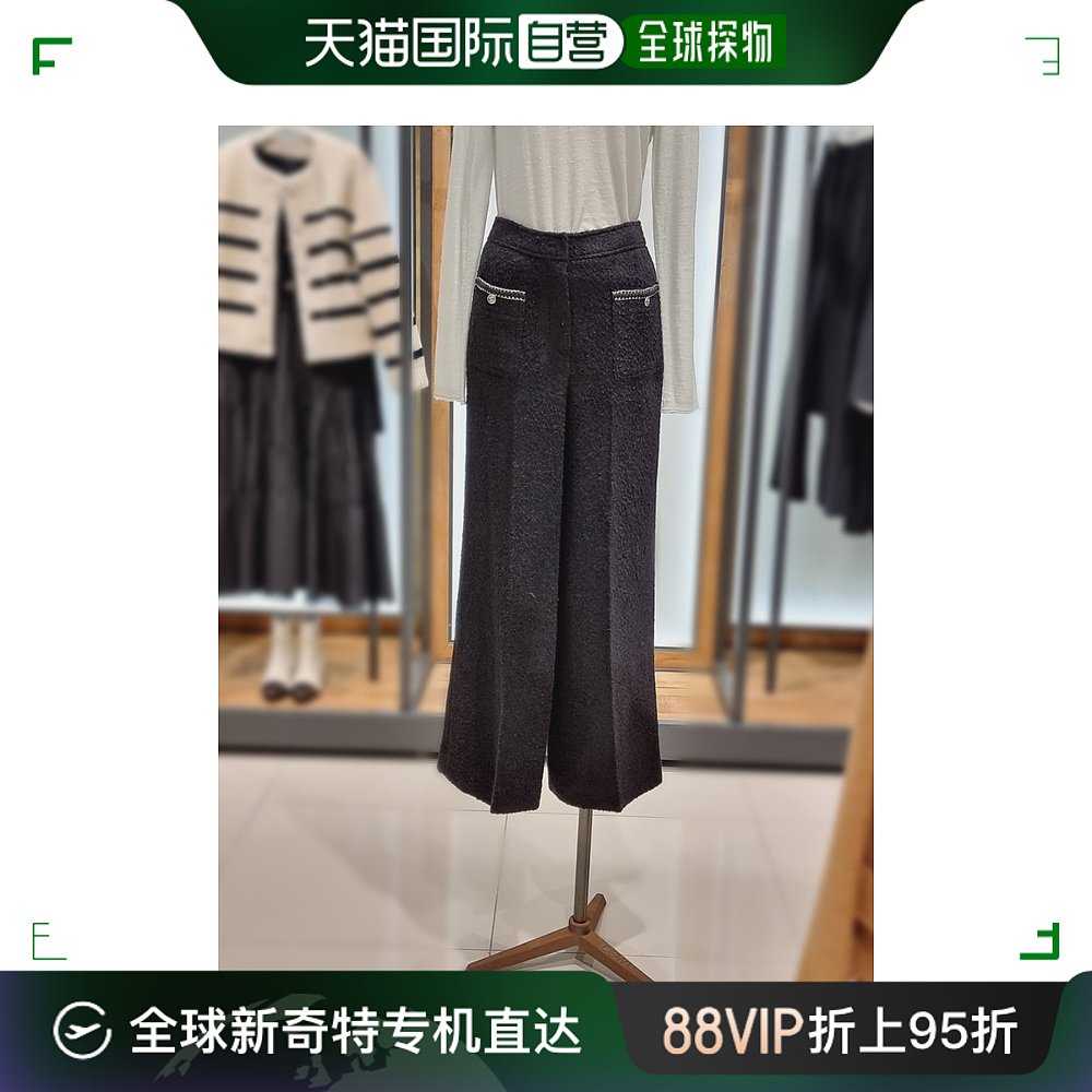 韩国直邮DEWL 黑色时尚长裤 L234PSA036