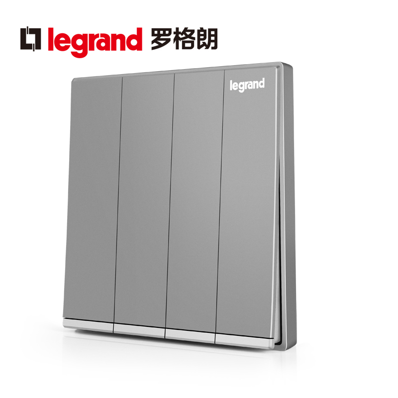 tcl罗格朗开关插座4开四位双控开关86型四位带led灯插逸景深砂银在类目 电子/电工, 开关, 双控开关中 - 来自Buy2taobao.com提供专业的淘宝代购服务