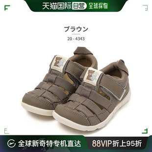日本直邮 Ifme 凉鞋 儿童 Ifme Nature 小熊印花双带型标志水凉鞋