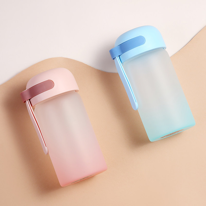 nome诺米家居随手杯手提磨砂玻璃杯旅行便携水杯