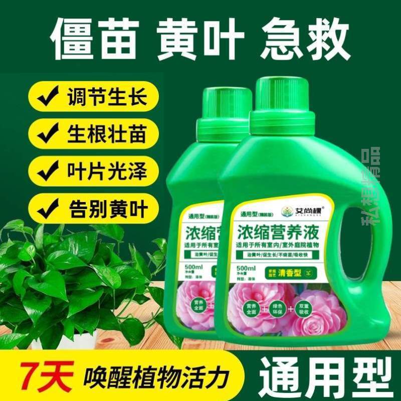 种花庭园液体阳台绿萝花肥]植物土壤园艺室内通用种菜种植盆栽