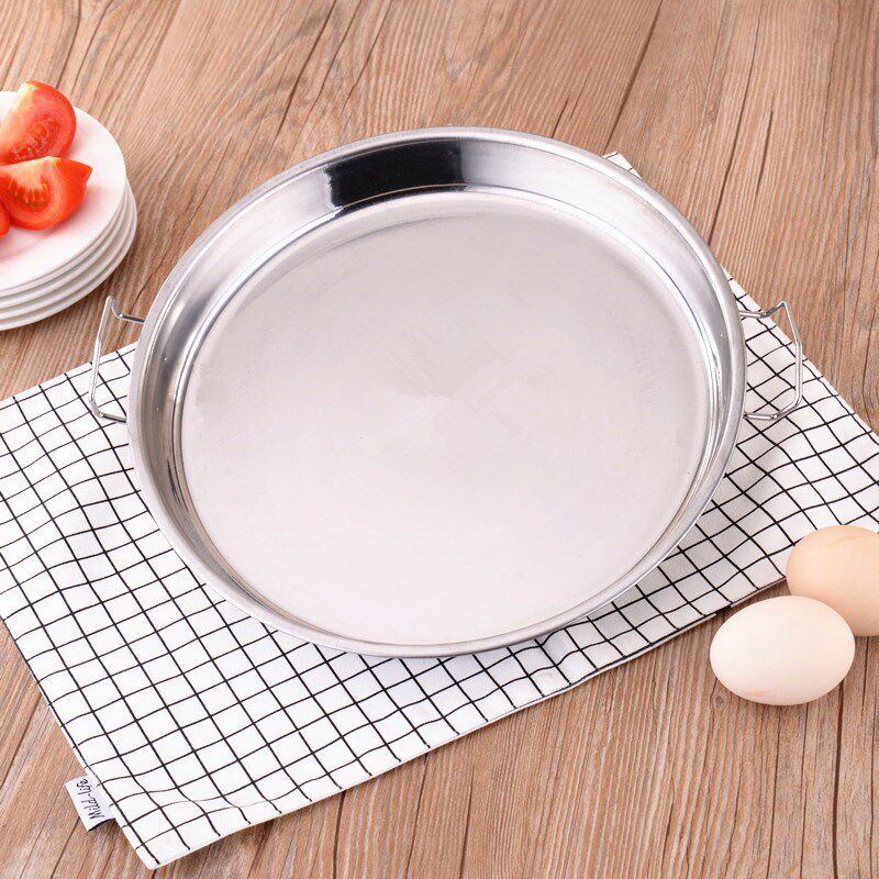 粉皮制作工具盘子手工凉皮的旋子凉皮锣锣平底家用蒸凉皮的红薯粉