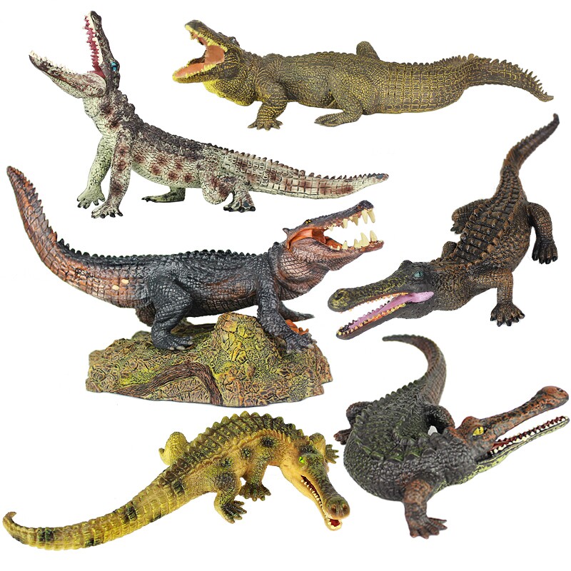 尼罗鳄动物模型仿鳄鱼玩具实心野猪鳄儿童玩具帝鳄小朋友过年礼物