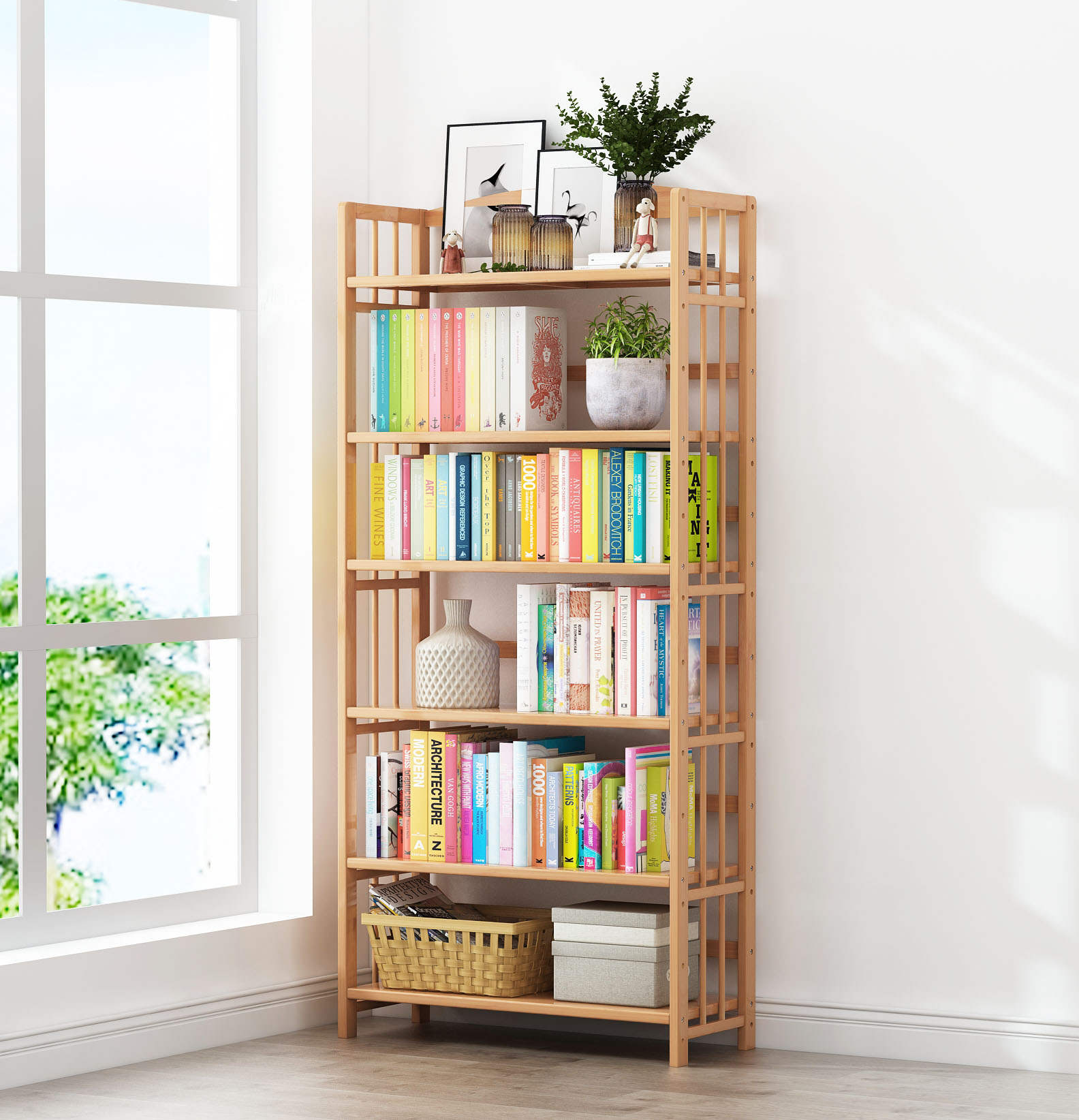 书架儿童小书柜家用优惠券爱比价妈妈