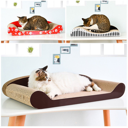 猫抓板猫爪板瓦楞纸耐磨磨爪器猫玩具猫窝沙发加大超大猫咪用品