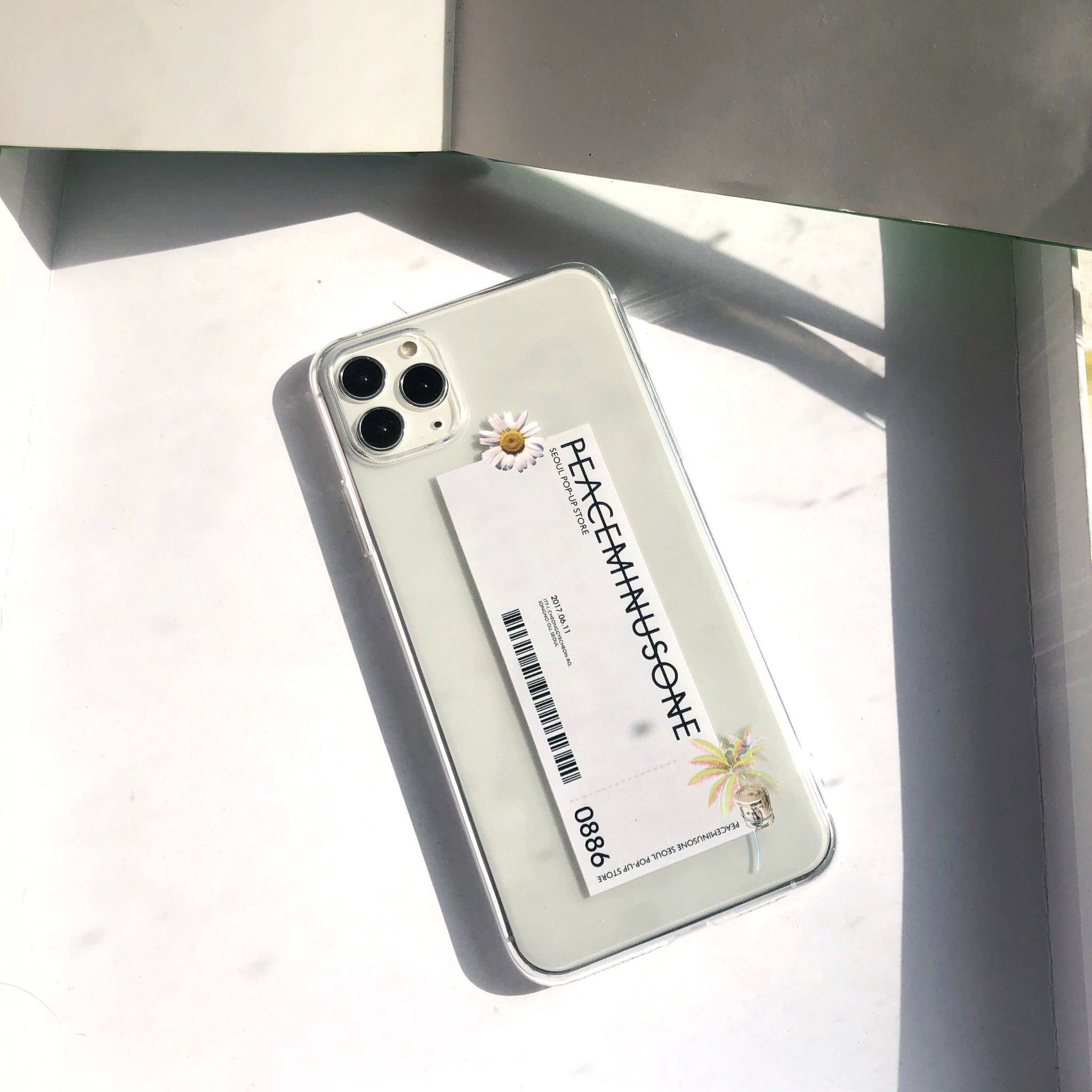 gdragon小雏菊peaceminusone门票复古适用于xsmax/11pro/xr手机壳